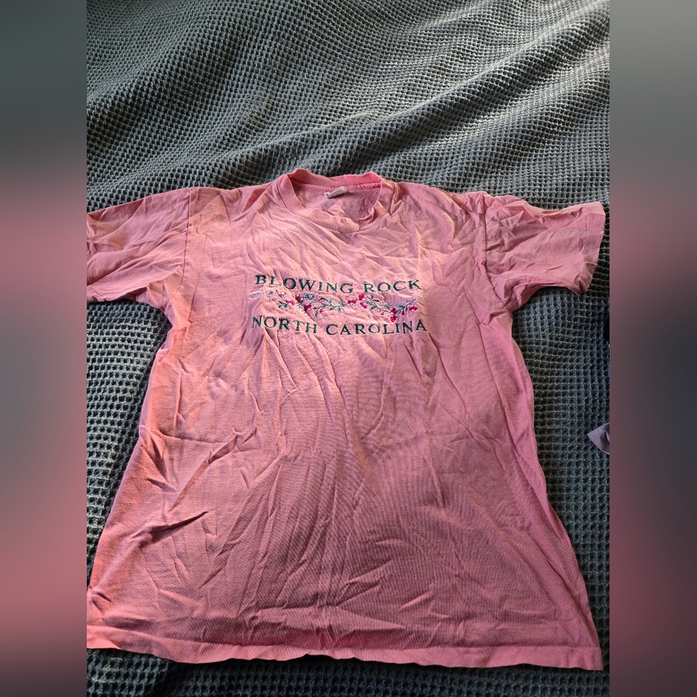 Blowing Rock NC Embroidered Graphic Tee